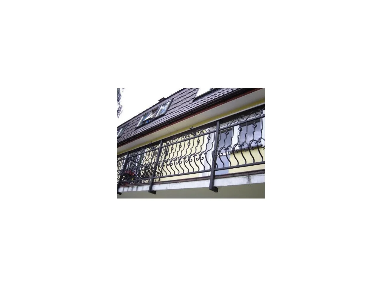 Wyrób kuty: Kuta Balustrada Balkonowa Ornamentyka Klasyczna