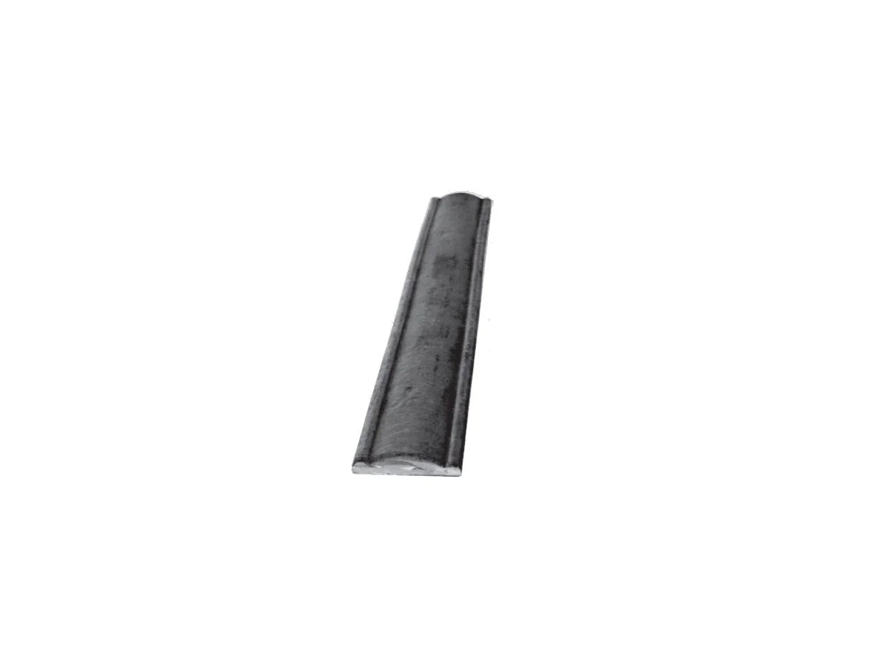 Wyrób kuty: Kuty pochwyt poręczowy stalowy ozdobny 40x8 mm 3000 mm