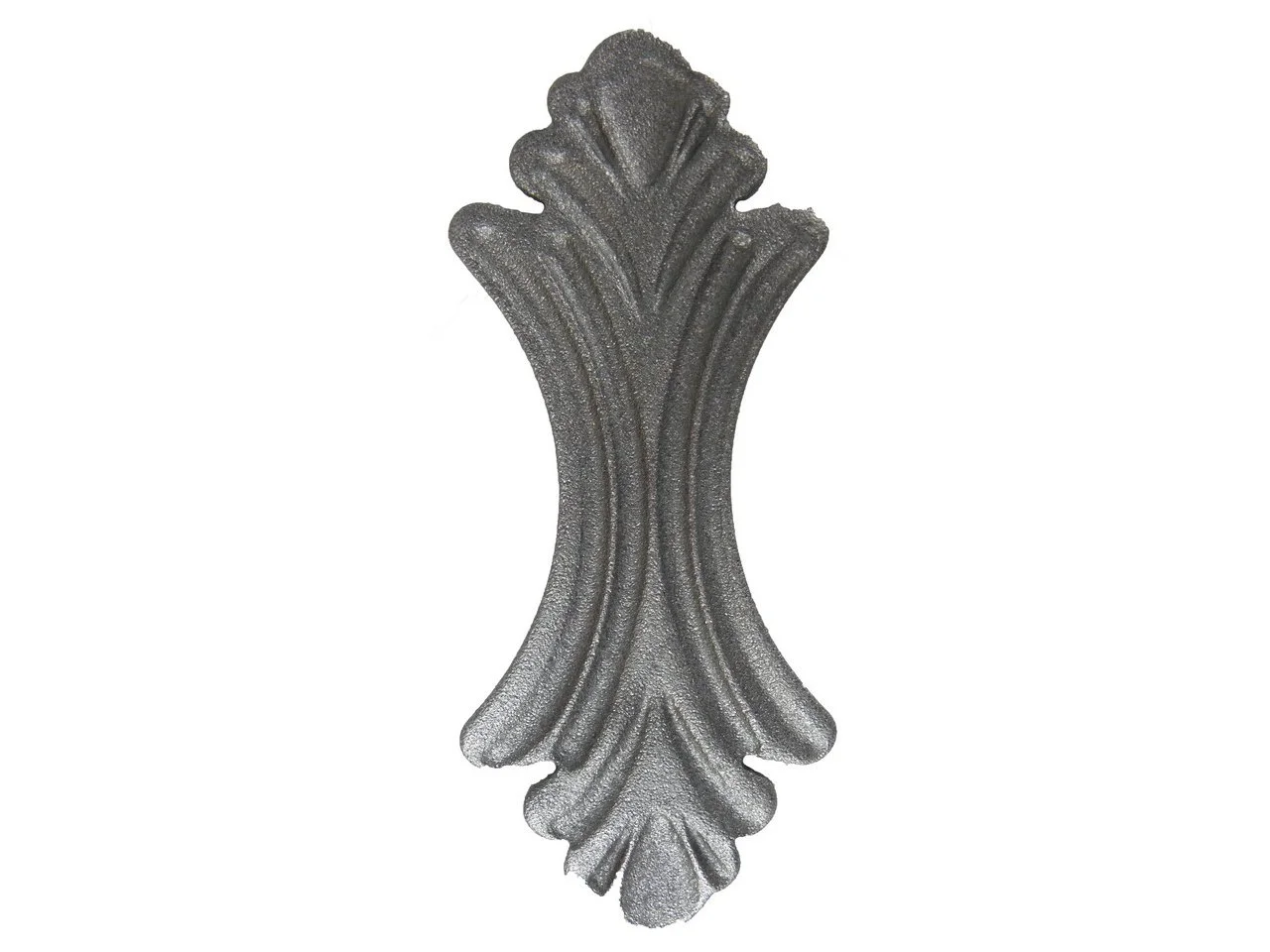 Wyrób kuty: Maskownica metalowa kuta ozdobna do balustrad i ogrodzeń 200x85 mm