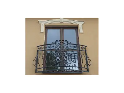 Wyrób kuty: Kuta Balustrada Francuska Ornamentalna Typu Juliet